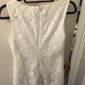 White lace dress